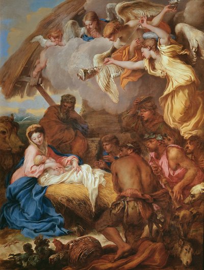 Adoration of the Shepherds by Giovanni Benedetto Castiglione